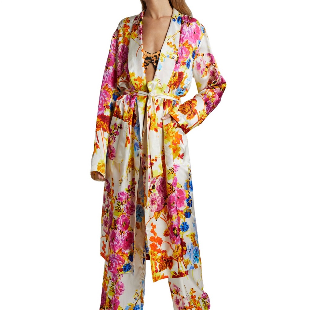 Dries Van Noten Charly Floral Tie-Front Wrap Dress
